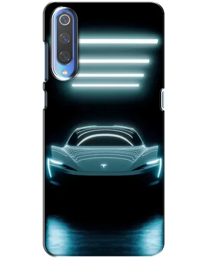 Чехол для Huawei P Smart 2020 с картинкой «Tesla в неоне» Чехол для Huawei P Smart 2020 с картинкой «Tesla в неоне»