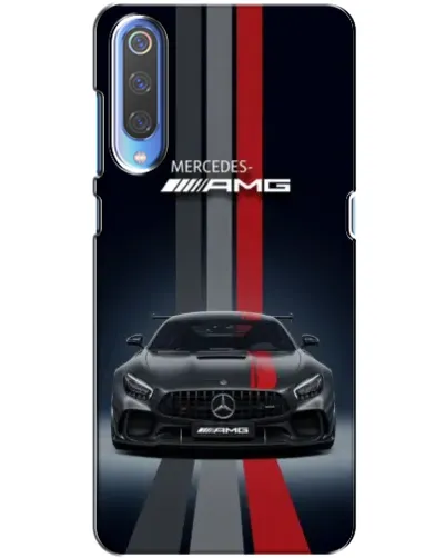 Чехол для Huawei P Smart 2020 с картинкой «Mercedes — белый карбон»