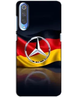 Чехол для Huawei P Smart 2020 с картинкой «Mercedes — флаг Германии»