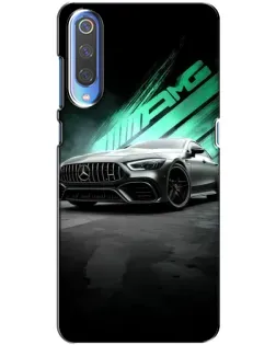 Чехол для Huawei P Smart 2020 с картинкой «Темный Mercedes AMG»