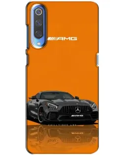 Чехол для Huawei P Smart 2020 с картинкой «Оранжевый Mercedes AMG»