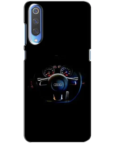 Чехол для Huawei P Smart 2020 с картинкой «Салон Audi — руль»
