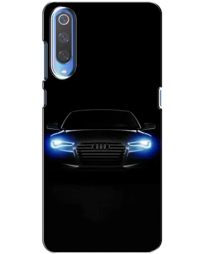 Чехол для Huawei P Smart 2020 с картинкой «Audi в неоне»