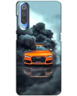 Чехол для Huawei P Smart 2020 с картинкой «Audi в облаках дыма»