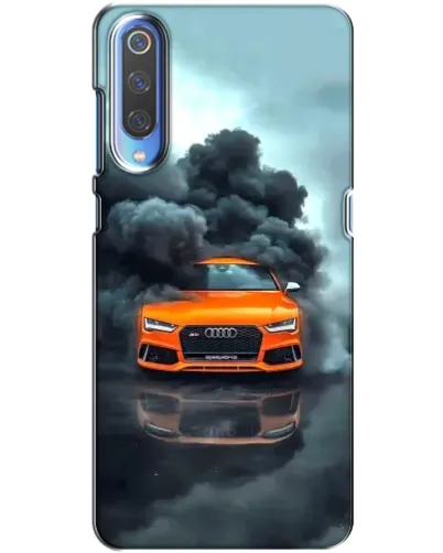 Чехол для Huawei P Smart 2020 с картинкой «Audi в облаках дыма»