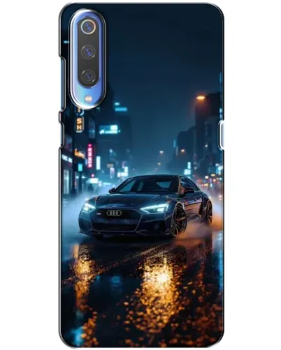 Чехол для Huawei P Smart 2020 с картинкой «Ночной город и Audi»