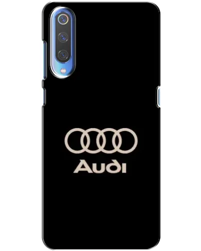 Чехол для Huawei P Smart 2020 с картинкой «Audi — золотой логотип»