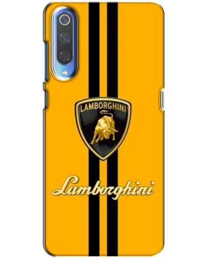 Чехол для Huawei P Smart 2020 с картинкой «Lamborghini Stripe желтый»