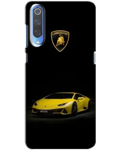 Чехол для Huawei P Smart 2020 с картинкой «Lamborghini желтый акцент»