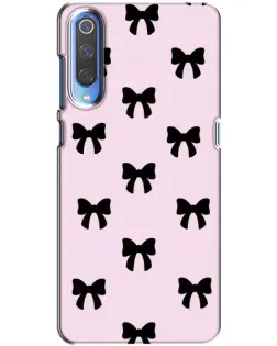 Чехол для Huawei P Smart 2020 с картинкой «Черные банты Coquette»