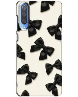 Чехол для Huawei P Smart 2020 с картинкой «Черные бантики»