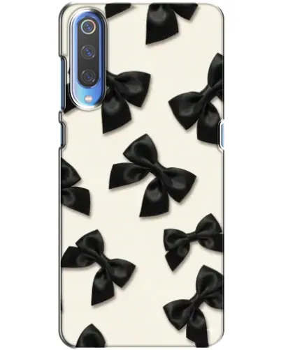 Чехол для Huawei P Smart 2020 с картинкой «Черные бантики»