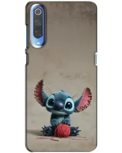 Чехол для Huawei P Smart 2020 с картинкой «Стич на коричневом фоне»