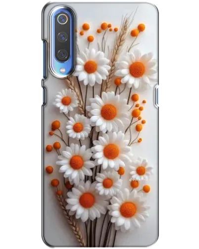 Чехол для Huawei P Smart 2020 с картинкой «Белые сухоцветы»