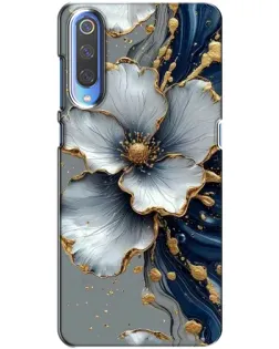 Чохол для Huawei P Smart 2020 з картинкою «Біла квітка та золотий флюїд»