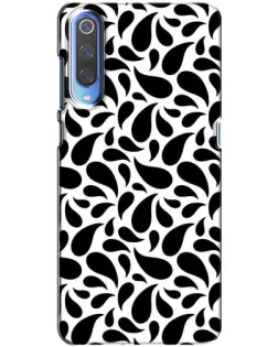Чехол для Huawei P Smart 2020 с картинкой «Контрастные черные капли»