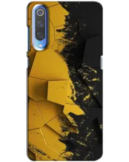 Чехол для Huawei P Smart 2020 с картинкой «Золотые осколки геометрии»