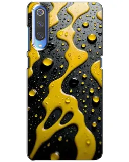 Чехол для Huawei P Smart 2020 с картинкой «Жидкое желтое золото»