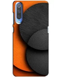 Чехол для Huawei P Smart 2020 с картинкой «Геометрия оранжевых кругов»