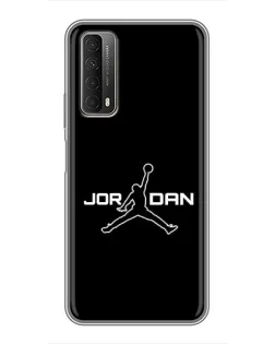 Чехол для Huawei P Smart 2021 с картинкой «Nike Pink Swirl»