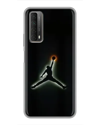 Чехол для Huawei P Smart 2021 с картинкой «Jordan Gradient Logo»