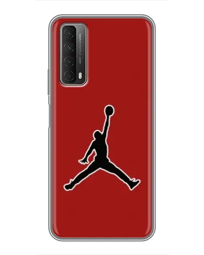 Чехол для Huawei P Smart 2021 с картинкой «Jordan Red Back»