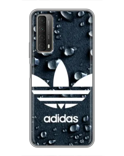 Чехол для Huawei P Smart 2021 с картинкой «Adidas Trefoil Blue»