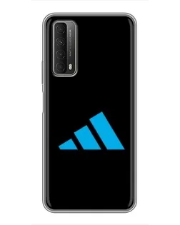Чехол для Huawei P Smart 2021 с картинкой «Adidas Cyan Logo»