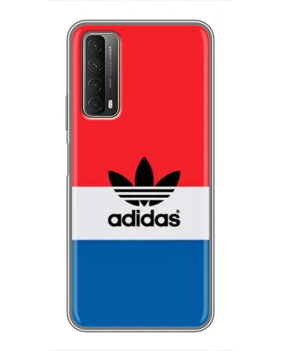 Чехол для Huawei P Smart 2021 с картинкой «Ретро блоки Adidas»