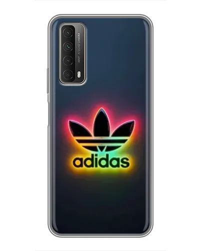 Чехол для Huawei P Smart 2021 с картинкой «Неоновый Adidas»