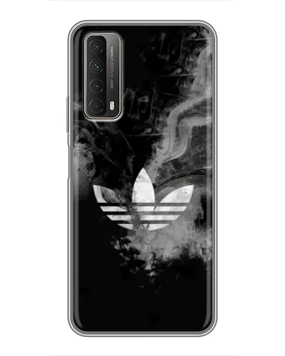 Чехол для Huawei P Smart 2021 с картинкой «Абстрактный дым Adidas»