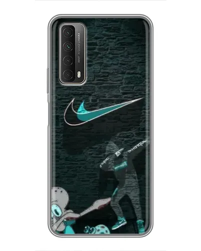 Чехол для Huawei P Smart 2021 с картинкой «Спортивный арт Nike»
