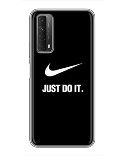 Чехол для Huawei P Smart 2021 с картинкой «Классический принт Nike»