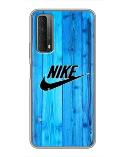 Чехол для Huawei P Smart 2021 с картинкой «Голубое дерево Nike»