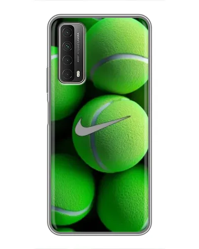 Чехол для Huawei P Smart 2021 с картинкой «Теннисные мячи Найк»