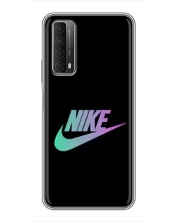 Чехол для Huawei P Smart 2021 с картинкой «Nike — городская ночь»