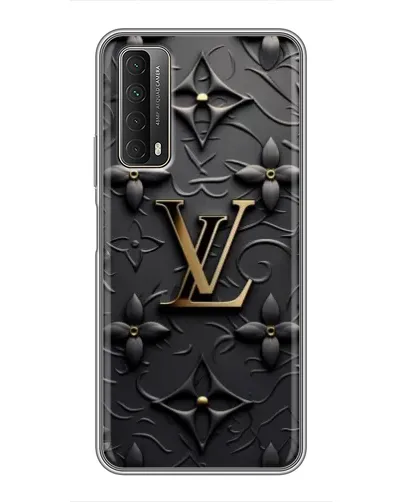 Чехол для Huawei P Smart 2021 с картинкой «Кожаная текстура LV»