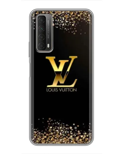 Чехол для Huawei P Smart 2021 с картинкой «LV — золотые искры»