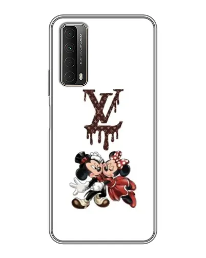 Чехол для Huawei P Smart 2021 с картинкой «LV и Микки Маус»