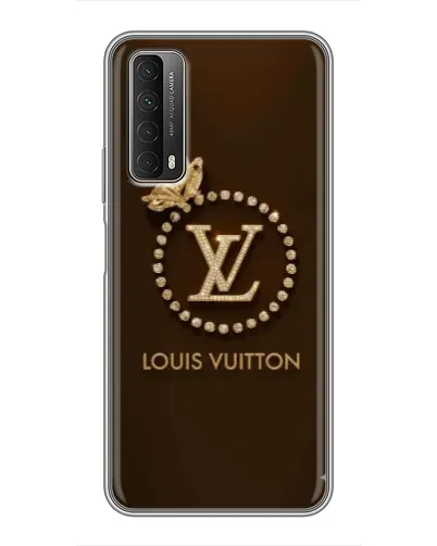 Чехол для Huawei P Smart 2021 с картинкой «LV — золотая печать»