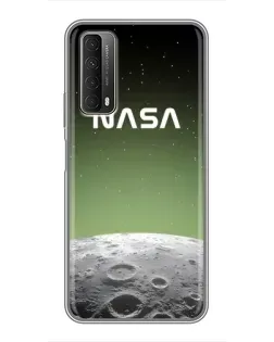 Чехол для Huawei P Smart 2021 с картинкой «NASA — лунный градиент»
