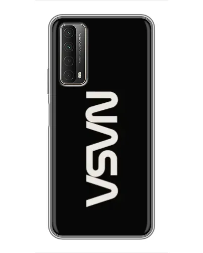 Чехол для Huawei P Smart 2021 с картинкой «NASA — вертикальный логотип»