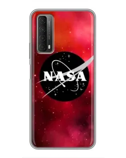 Чехол для Huawei P Smart 2021 с картинкой «NASA — красная туманность»