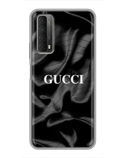 Чехол для Huawei P Smart 2021 с картинкой «Gucci — шелковые волны» Чехол для Huawei P Smart 2021 с картинкой «Gucci — шелковые волны»