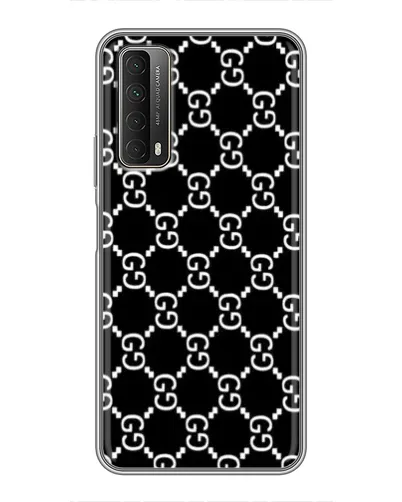 Чехол для Huawei P Smart 2021 с картинкой «Gucci — сетчатый паттерн»