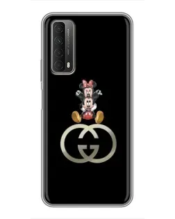 Чехол для Huawei P Smart 2021 с картинкой «Минни Маус на лого» Чехол для Huawei P Smart 2021 с картинкой «Минни Маус на лого»