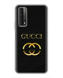 Чехол для Huawei P Smart 2021 с картинкой «Золотой логотип Gucci» Чехол для Huawei P Smart 2021 с картинкой «Золотой логотип Gucci»