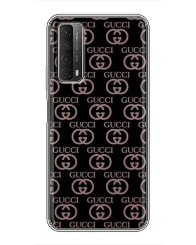 Чехол для Huawei P Smart 2021 с картинкой «Классическая монограмма Gucci»