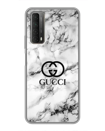 Чехол для Huawei P Smart 2021 с картинкой «Gucci — мраморный шик»