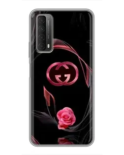 Чехол для Huawei P Smart 2021 с картинкой «Gucci — неоновая роза» Чехол для Huawei P Smart 2021 с картинкой «Gucci — неоновая роза»